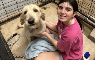 Hands-on experiences through FFA have helped Mikaela Yandell turn a lifelong passion for animals into real preparation for a future in veterinary medicine.