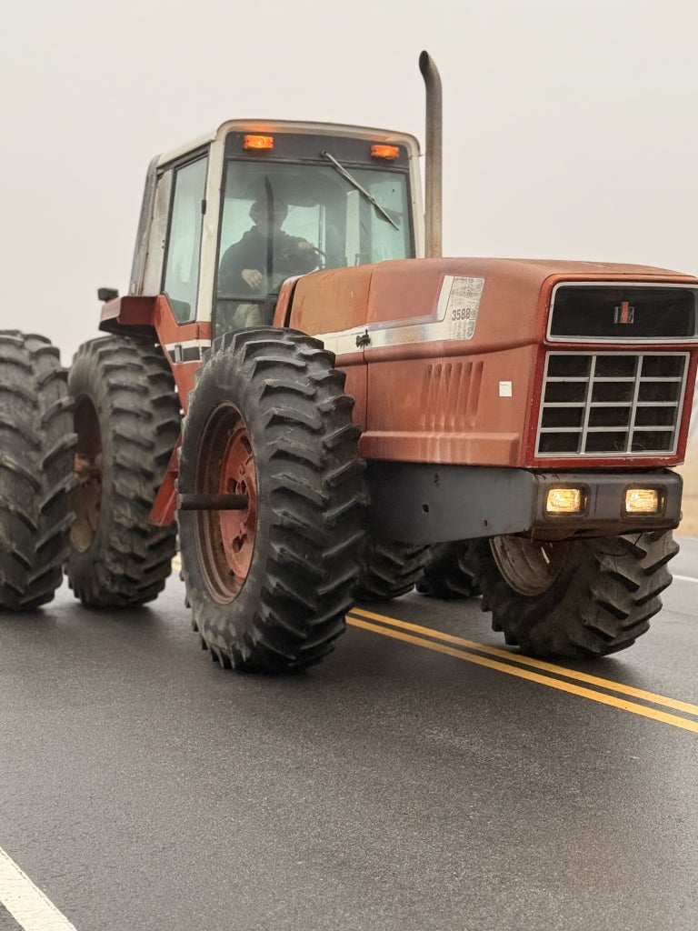 This 1981 International Harvester 3588 was only produced for two years. When asked what other special features it has, Eli Parham says, “it’s got a whole lot of weight to it and turns around very quick and easy.”
