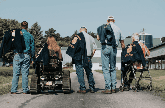 Sydni's supportive family.