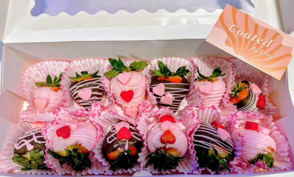 Coated by Chey baked goods.