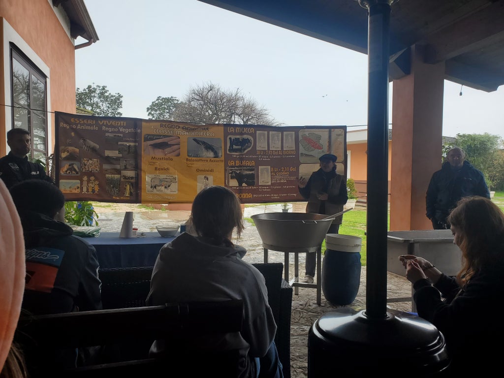 Creamer’s students on their trip.