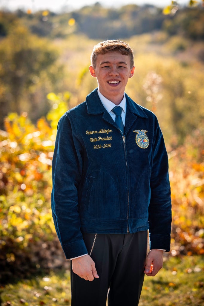 2025-26 Minnesota State President Cameron Addington.