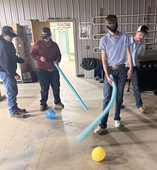 The Ag Leadership Class does an officer-led workshop