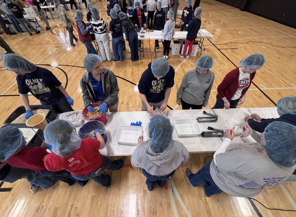 Table 1 packaged over 3 boxes of oatmeal over the course of the day!