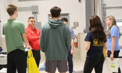 FFA members reflect after an educational activity