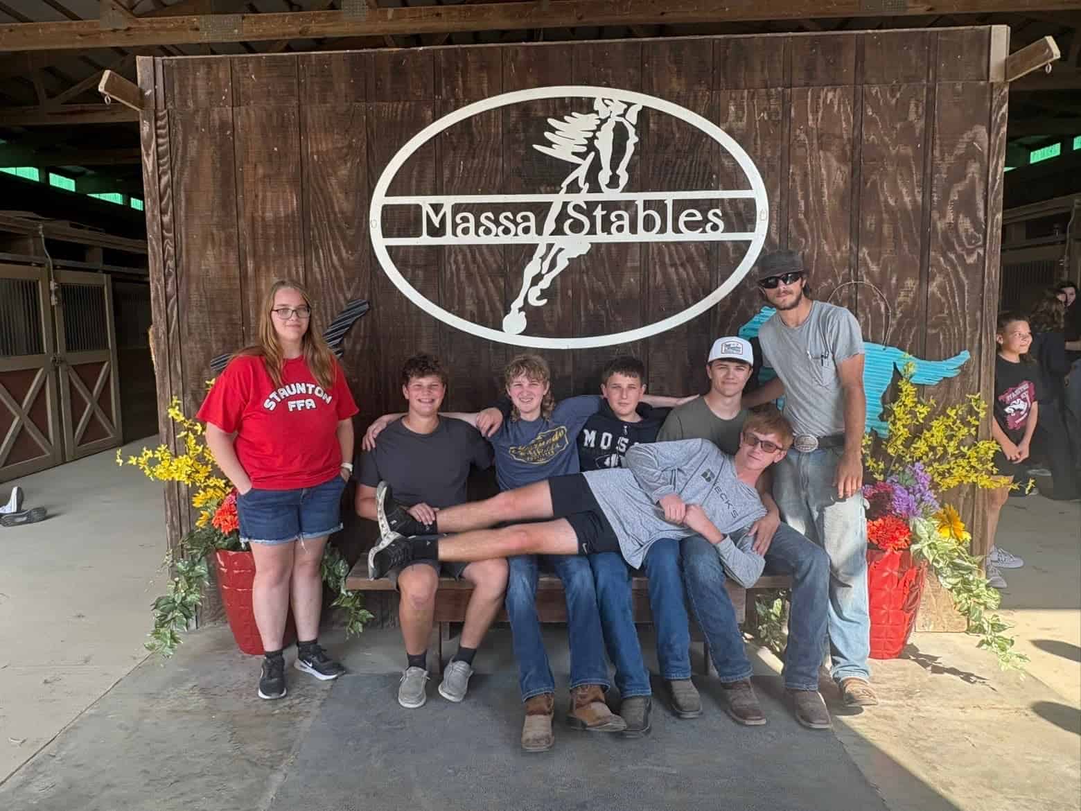 Milner competed in Section 15 horse judging with his FFA chapter.