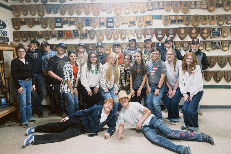 Moriarty FFA members at the Ag Olympics.