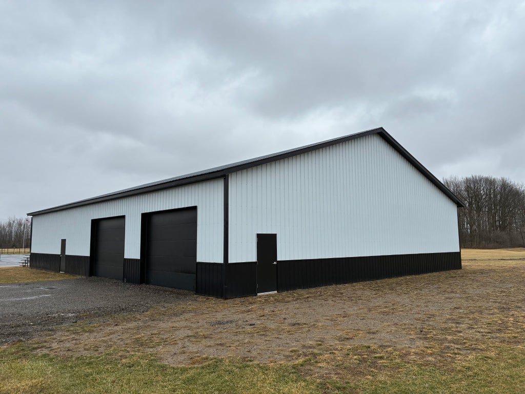 Barn built from funds from the labor auction.