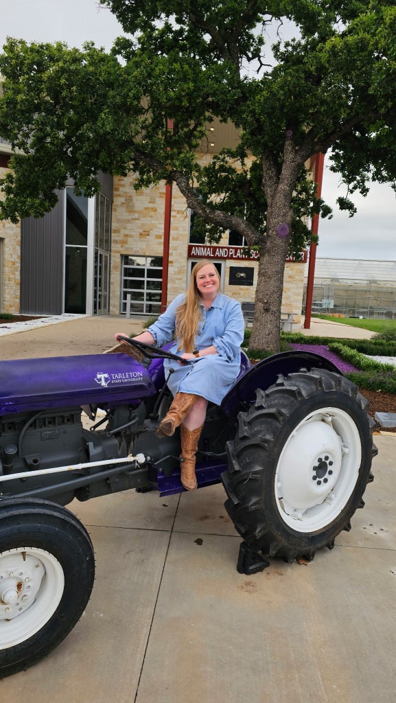 Mrs. Ashley Brown at Tarleton State University during the national entomology competition.