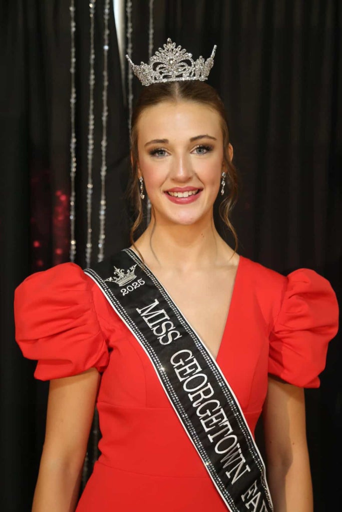 2025 Miss Georgetown Fair Queen Jordyn Fourez.