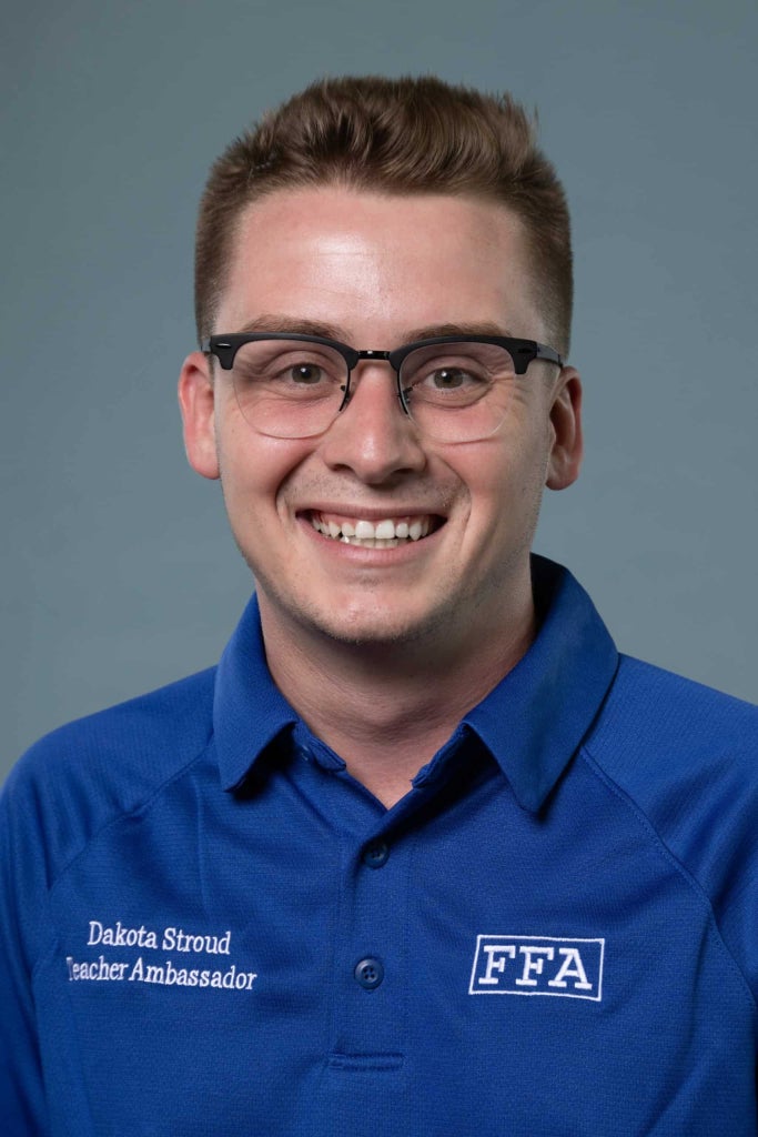 Stroud is one of the 2025-26 National Teacher Ambassadors for FFA from Virginia.