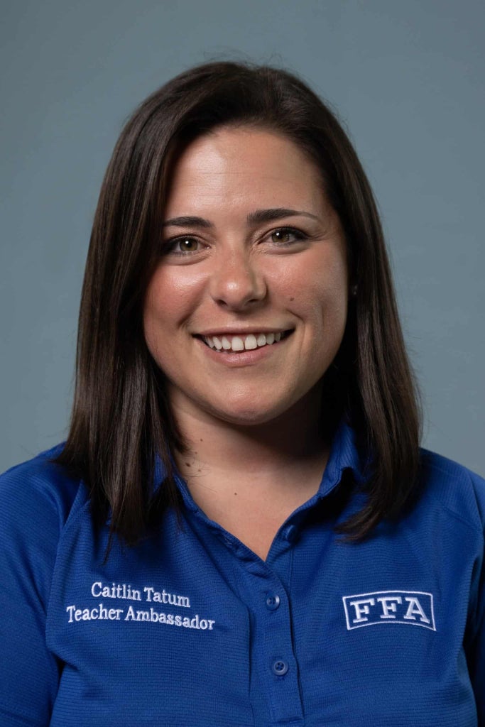 Tatum is a 2025-26 National Teacher Ambassador for FFA from Virginia.