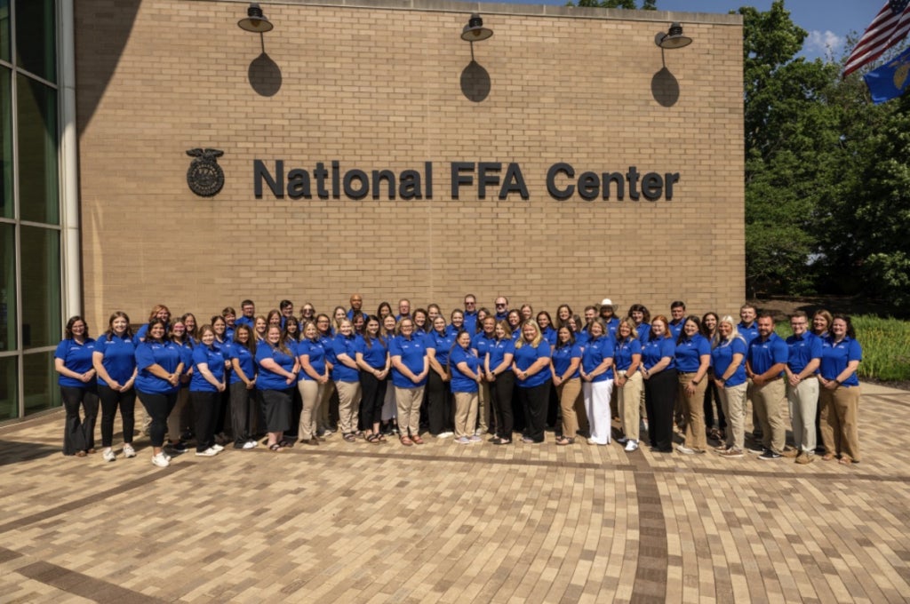 The 2025-26 National Teacher Ambassadors for FFA at their summer training.