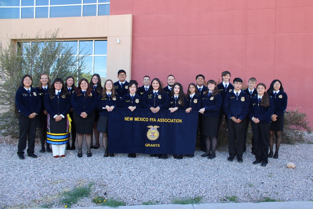 The Grants FFA chapter members.