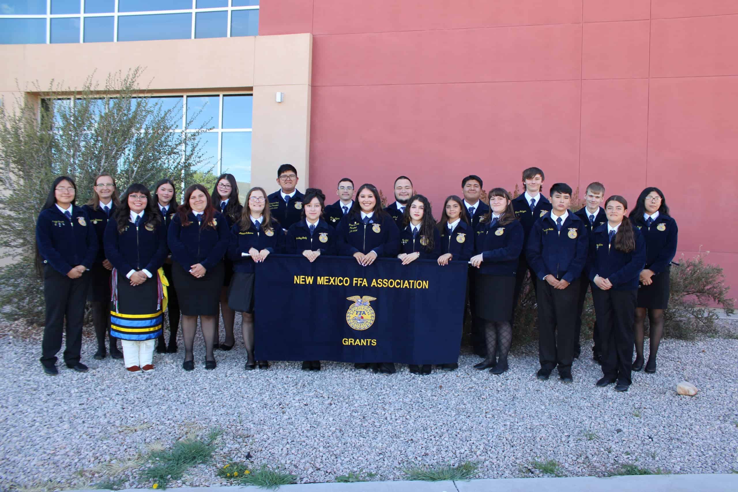 The Grants FFA chapter members.