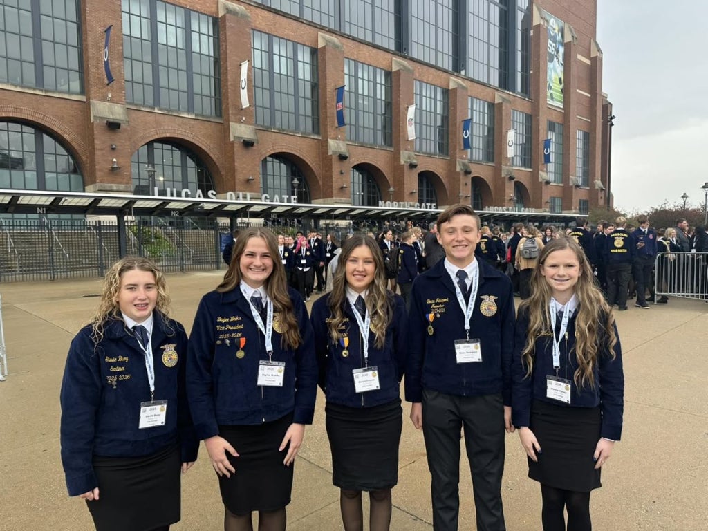 Meeker FFA members attending national convention in 2025.