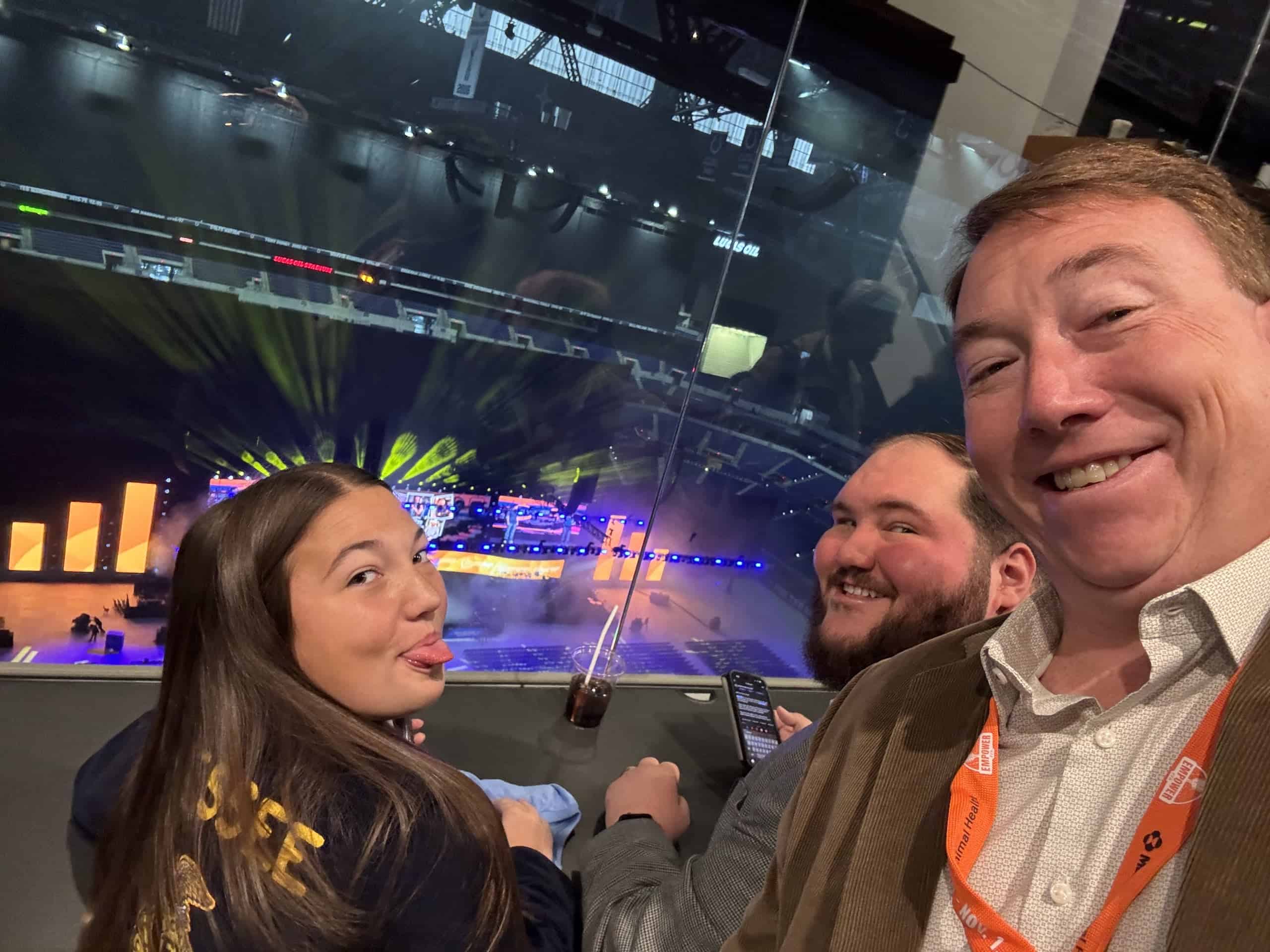 Me and my advisors, Dad and Aaron Blake Walls, at National FFA Convention.