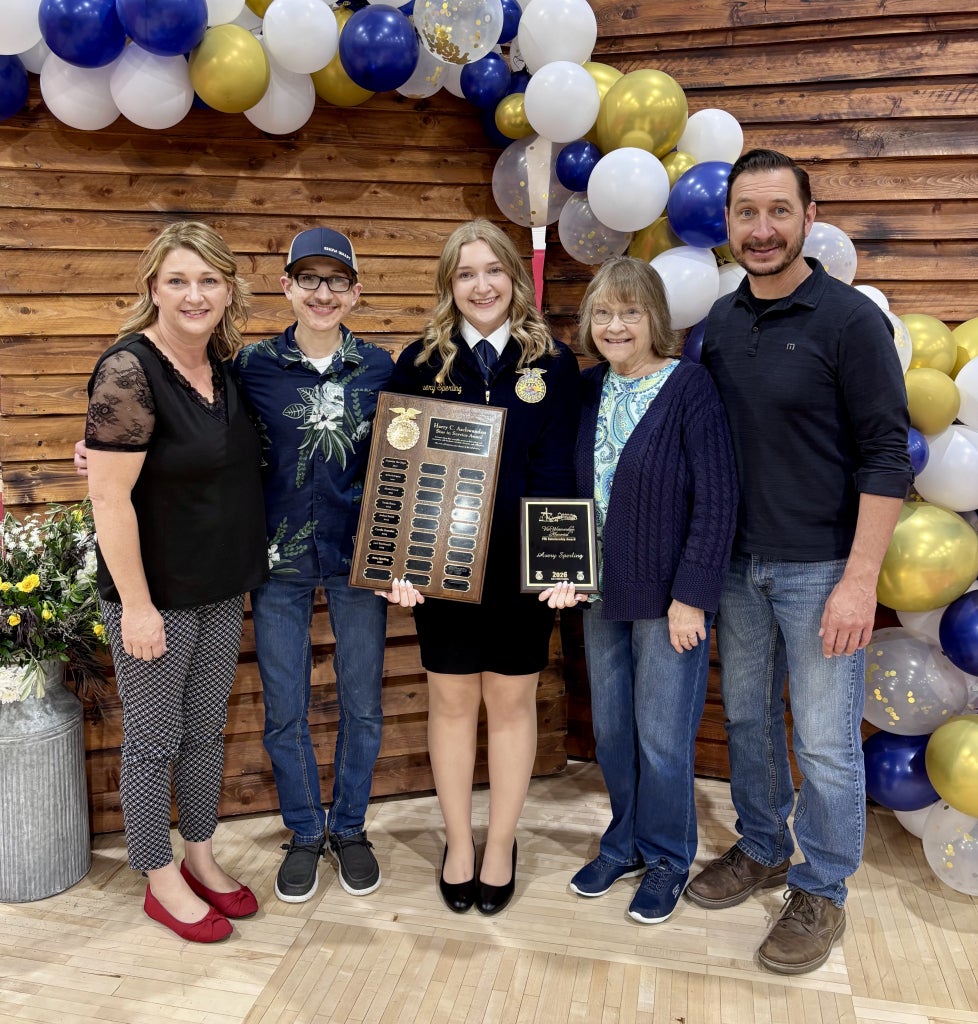 The Sperling Family, each of whom was uniquely impacted by agricultural education.