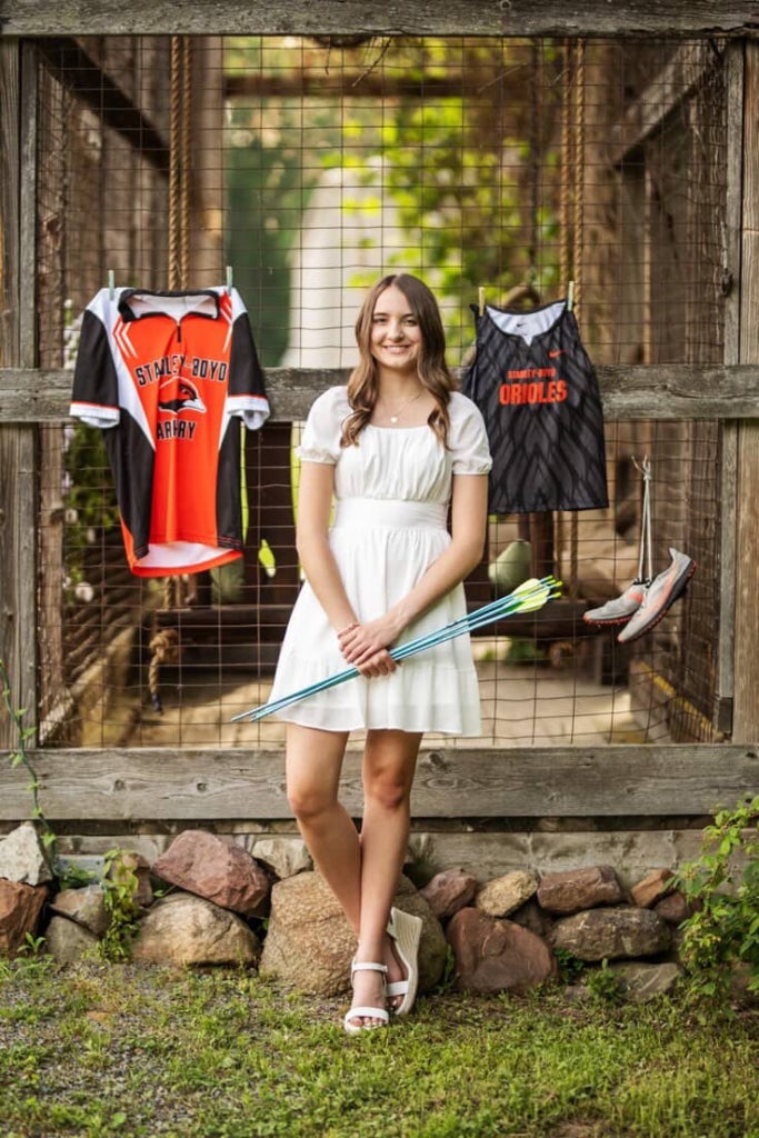 One of Schmidt's senior photos.