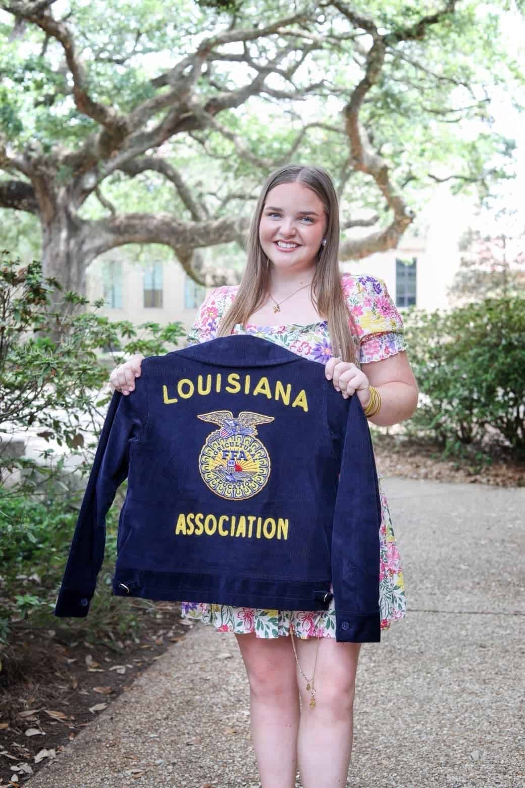 2024-25 Louisiana FFA State Secretary Kinzie Brassell.