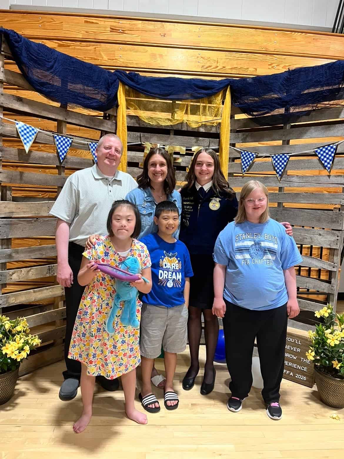 My family at my last FFA chapter banquet.