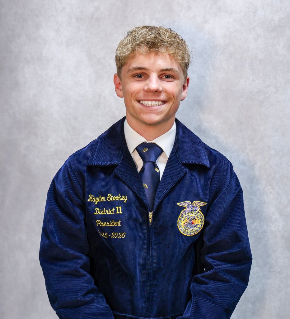 Hayden Stookey, FFA member.