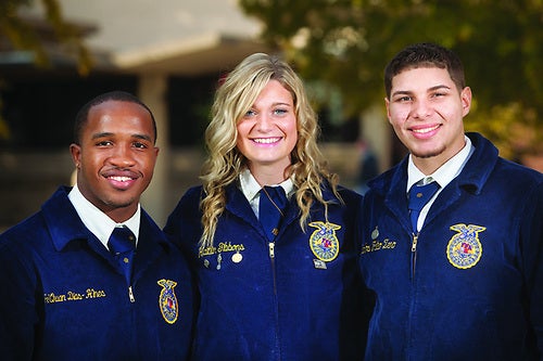 FFA Members in Official Blue Jackets