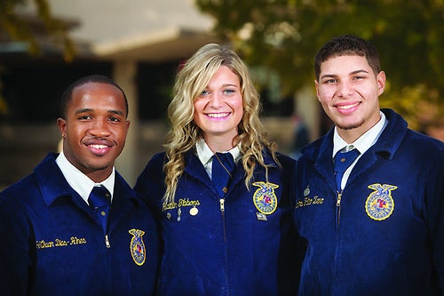 FFA Members in Official Blue Jackets