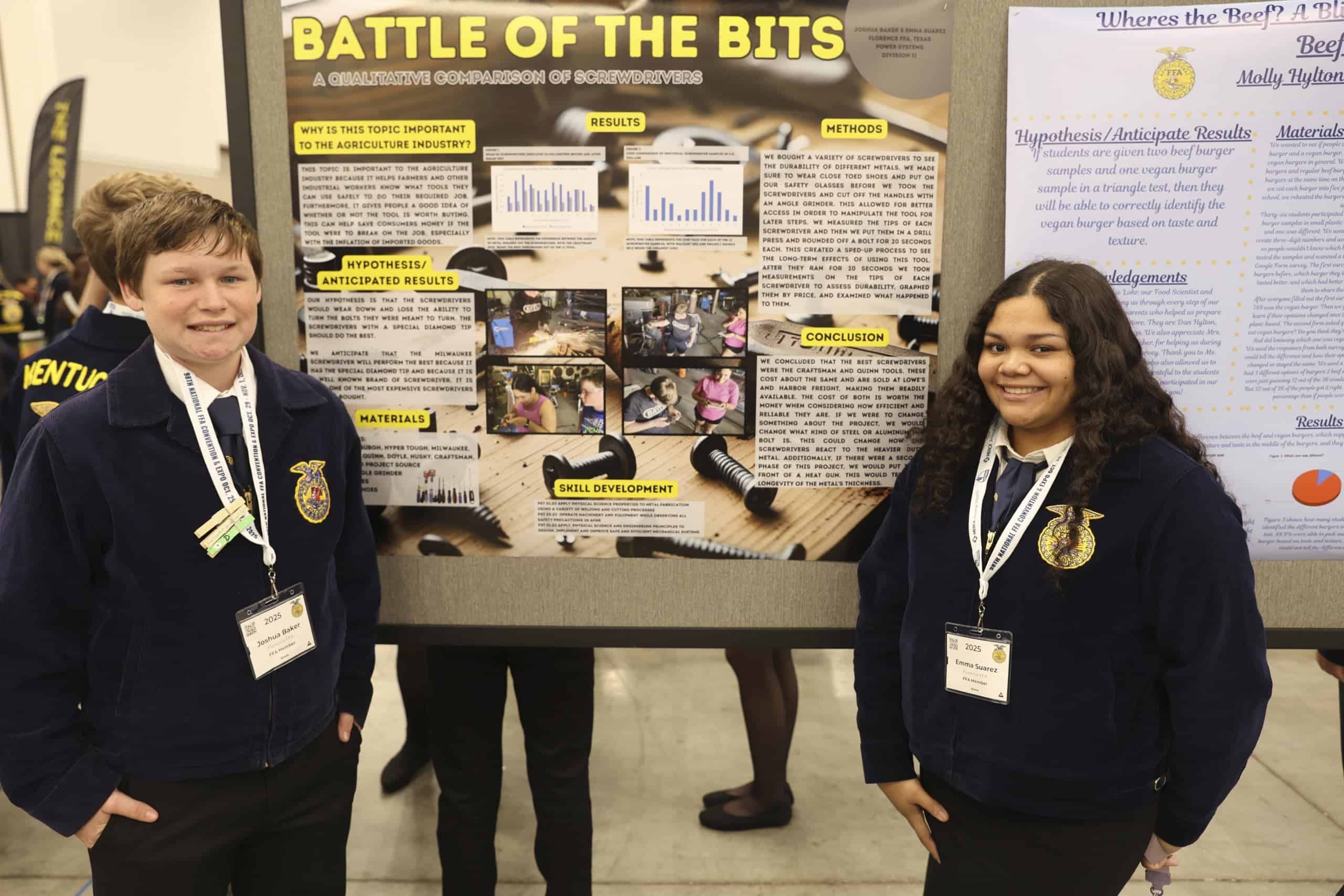 FFA Students Present Agriscience Research Project