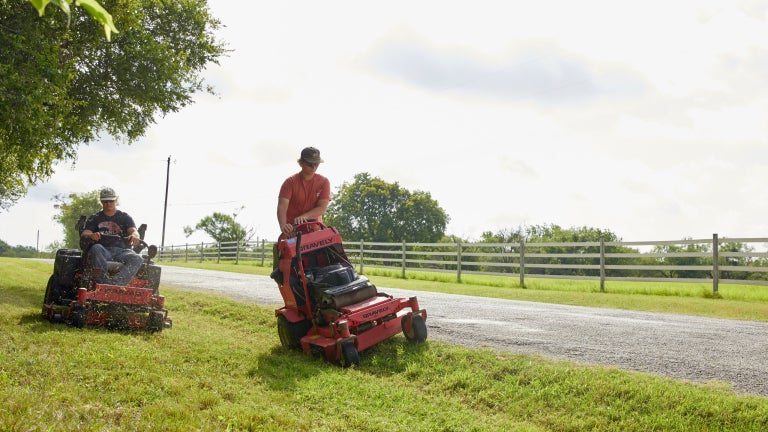 FFA Members Operating Zero-Turn Mowers