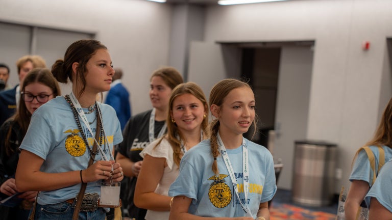 FFA Students at Chapter Connect Event