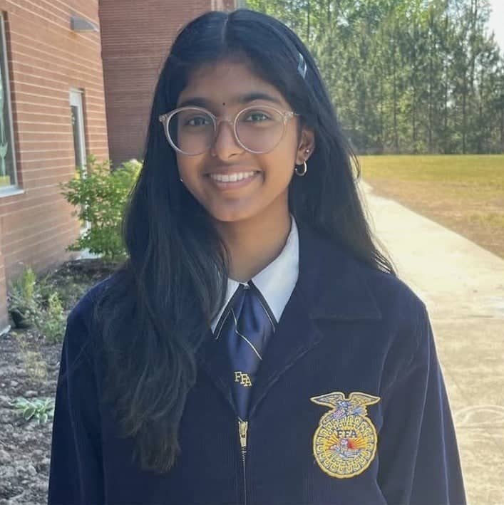 Sasha Tavva in her FFA Official Dress. Photo by Green Level FFA